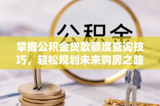 七台河掌握公积金贷款额度查询技巧，轻松规划未来购房之路